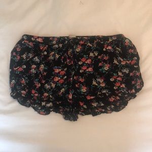 Floral Flowy Shorts